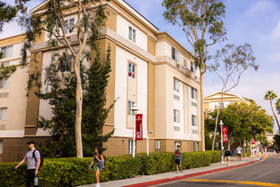 students and residence hall