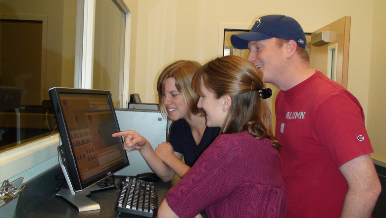 Students in the Economic Science Institute at Chapman University