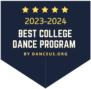 2023-24  Best College Dance Program by DanceUS.org