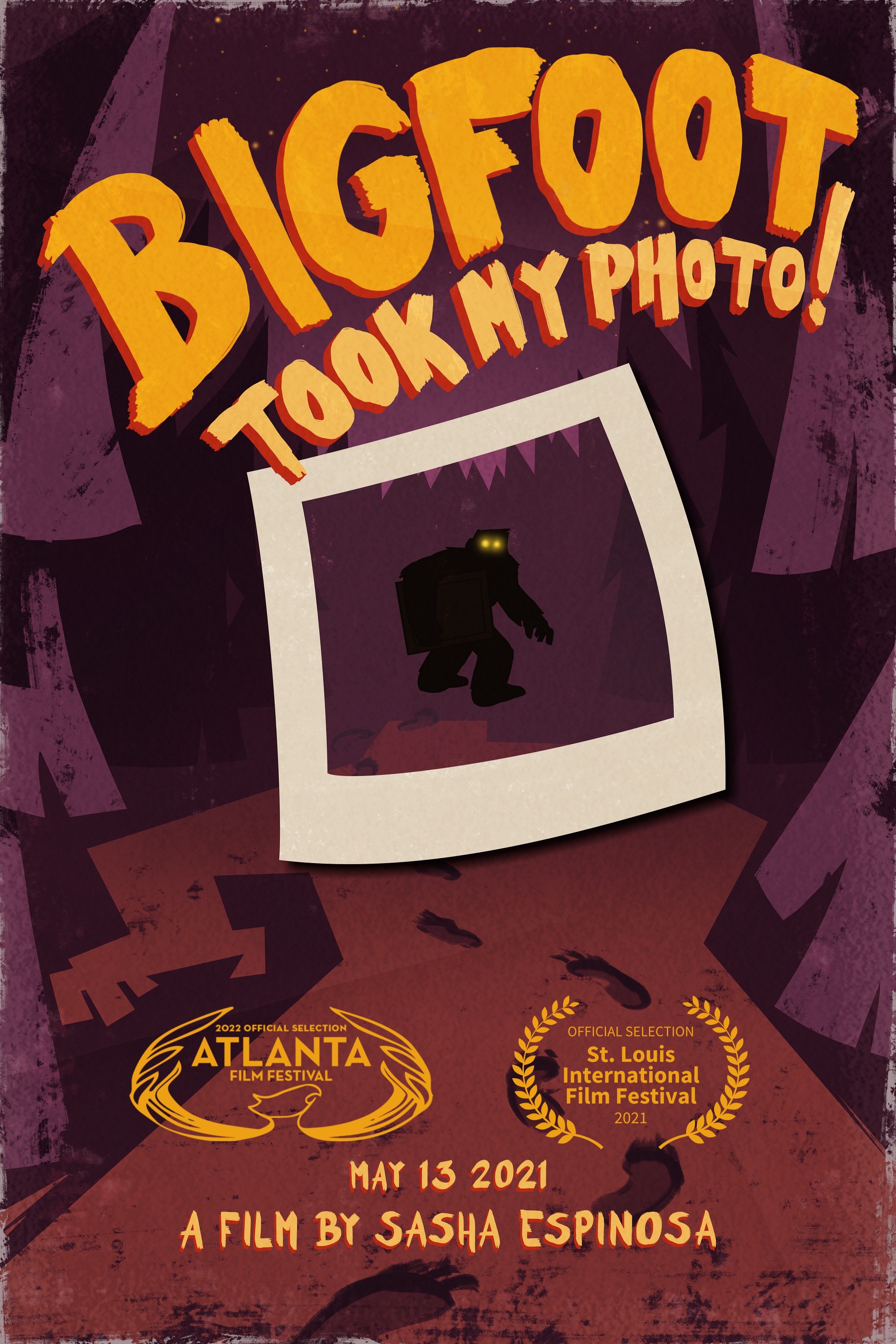 bigfoot took my photo poster