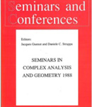 photo of Seminars in Complex Analysis and Geometry 1988 