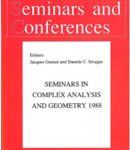 photo of Seminars in Complex Analysis and Geometry 1988