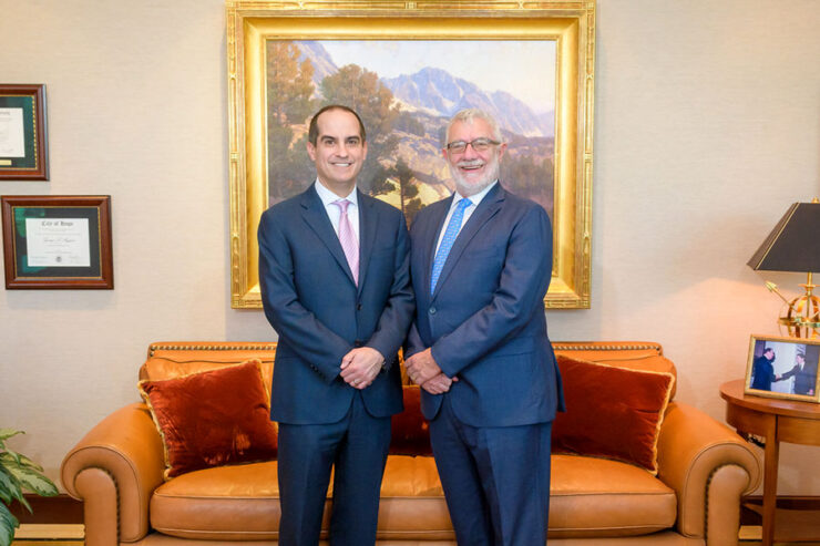 Matt Parlow and Danielle Struppa