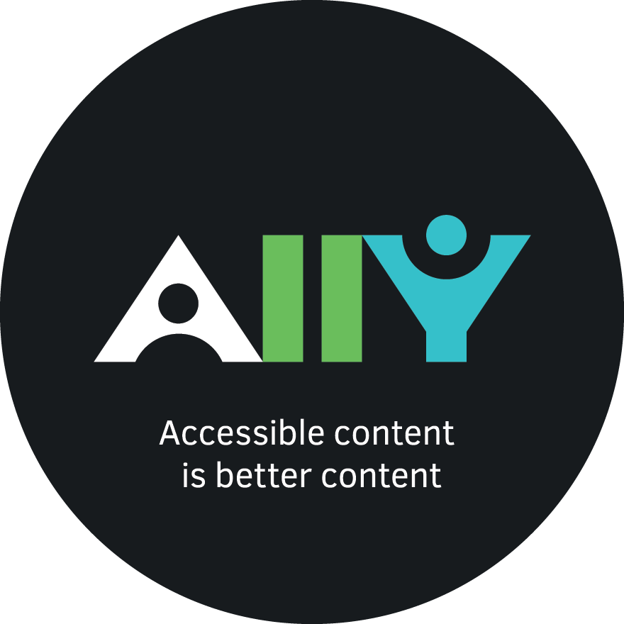 Ally Logo - accessible content is better content