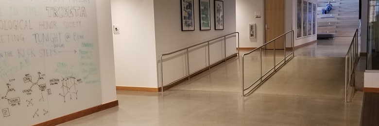 Ramps in the Keck Center for Science and Engineering