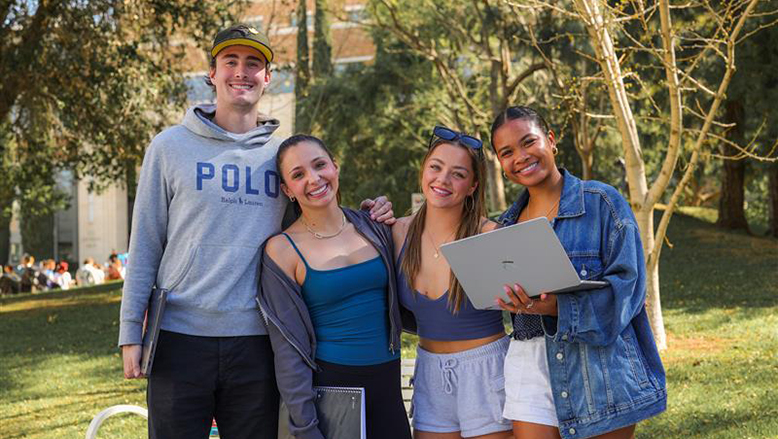 Students at Chapman University