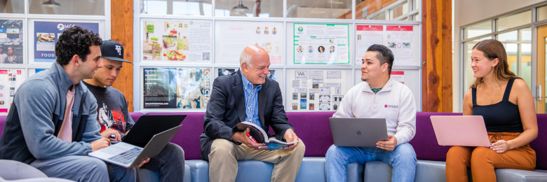 Professor Leone and students