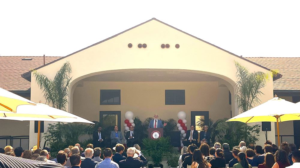 Daniele Struppa at Dedication Event