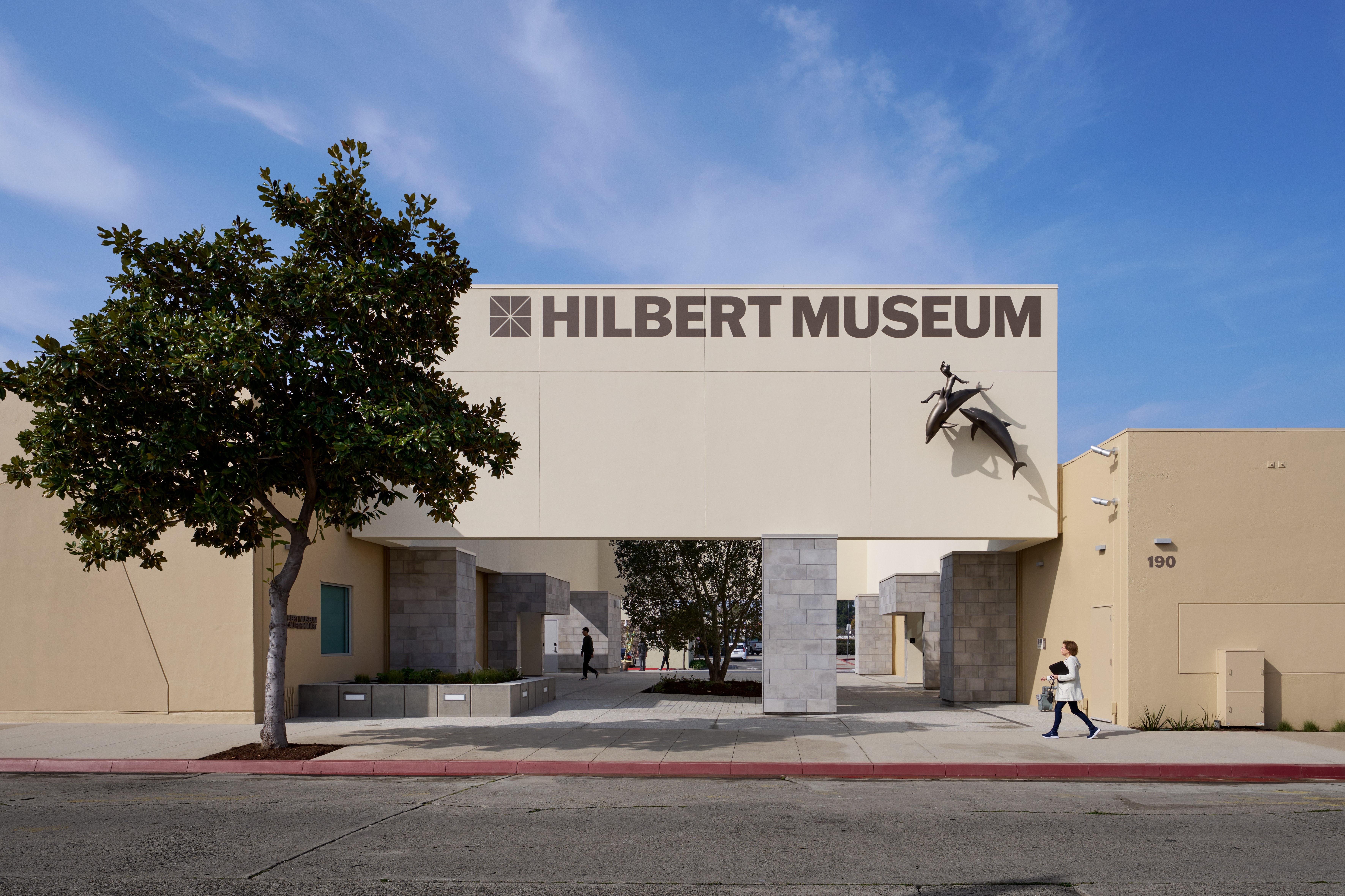 Hilbert Museum East Courtyard Entry