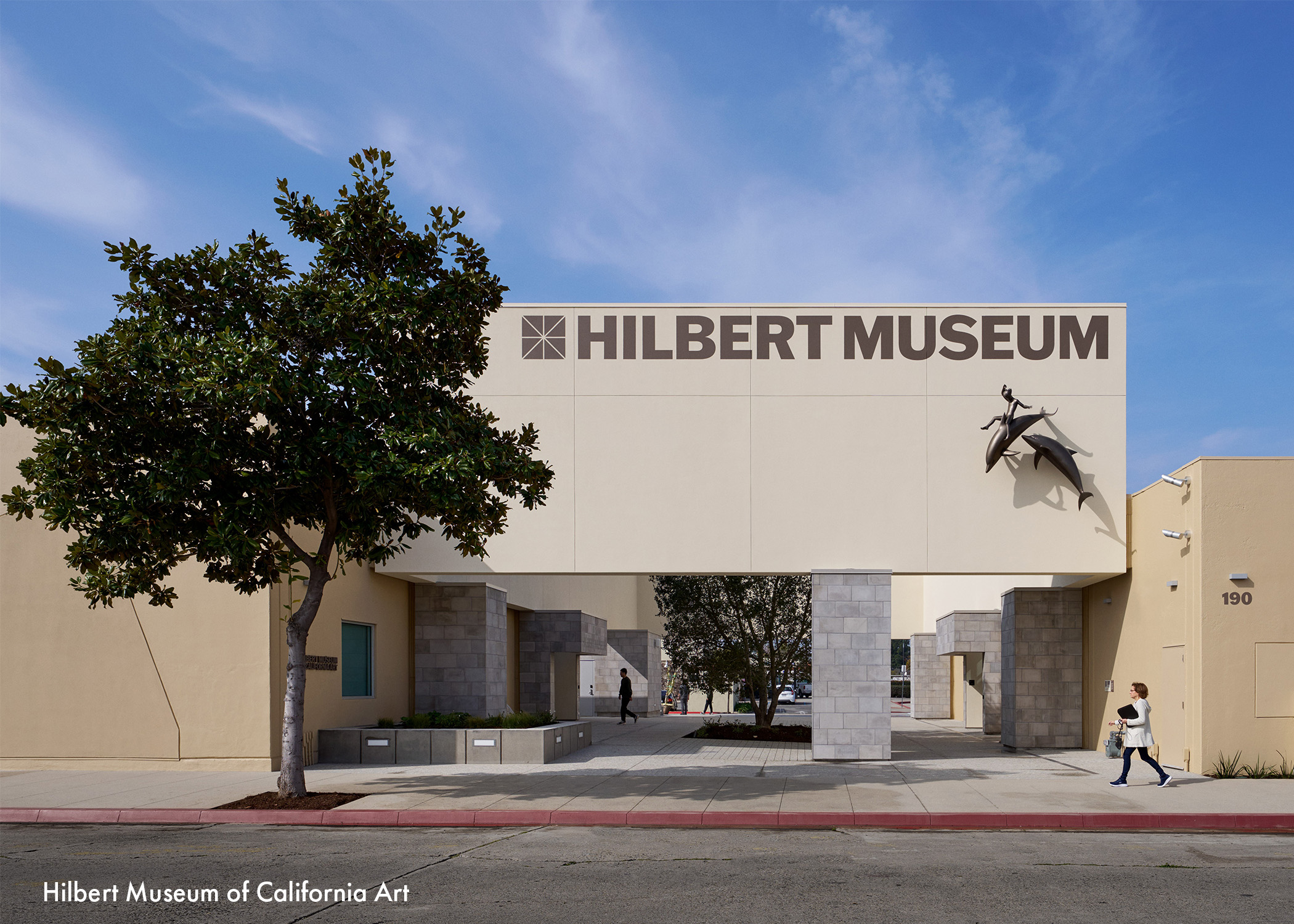 Hilbert Museum east courtyard