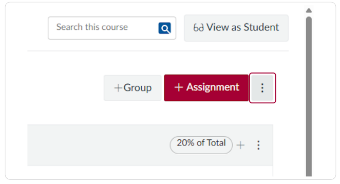 Click on Assignments Settings.
