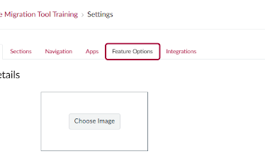 Click on Feature Options.