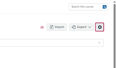 Click on the Gradebook Settings.