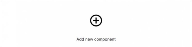add new component button