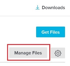 Manage Files button