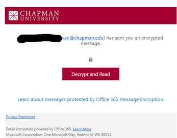 Image shows email security