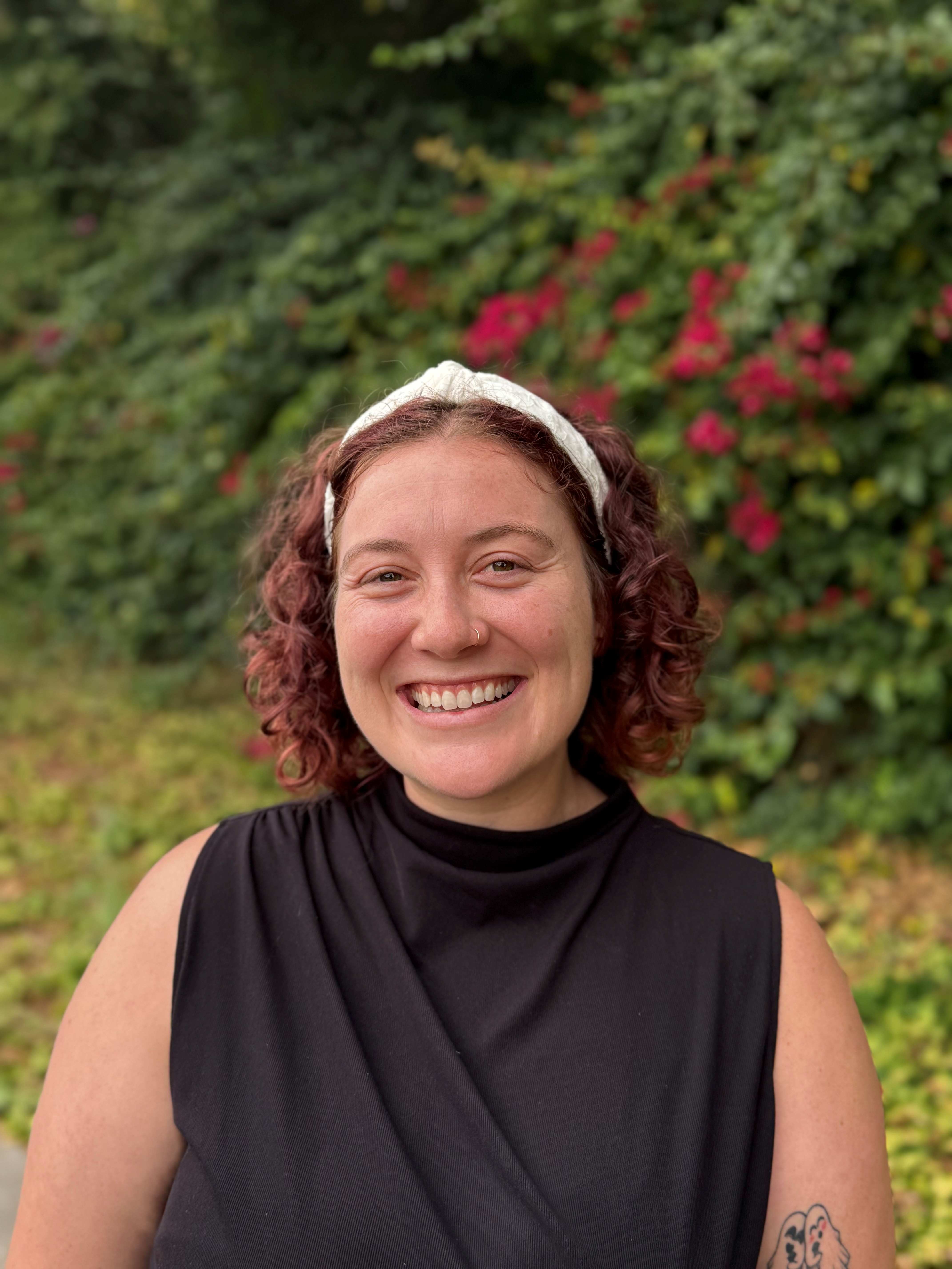 Portrait of Haley Gardner, Sustainability Manager. 