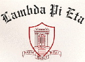 Lambda Pi Eta logo