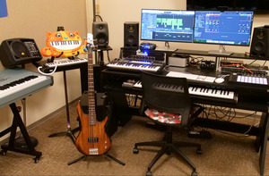 Students working in a computer engineering lab.