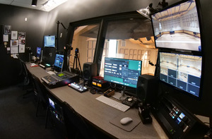 Students working in a computer engineering lab.