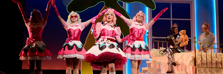 Closeup of Opera singers on the Musco Center stage.