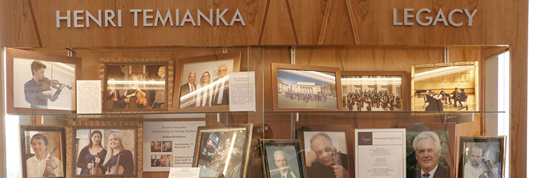 Photo of Henri Temianka Archives in Musco Center for the Arts