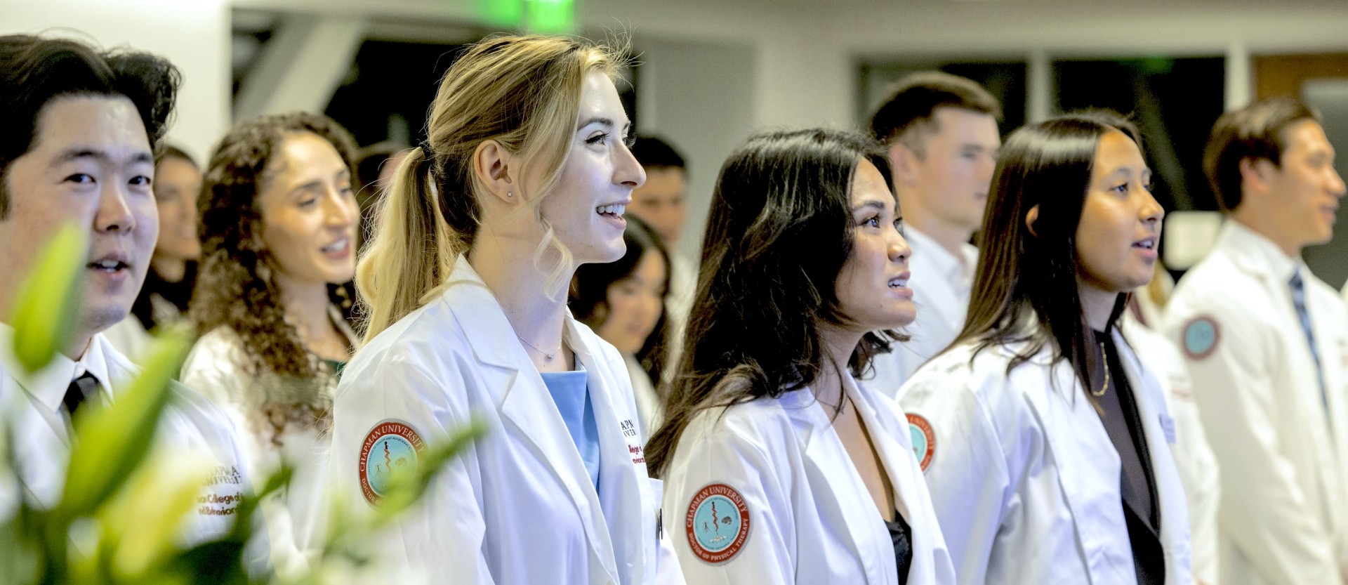 DPT Students at White Coat Ceremony