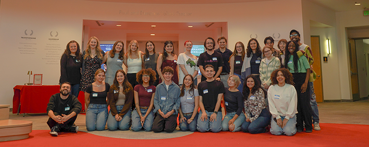 Students and mentors in the Dodge Next Gen Mentorship Program