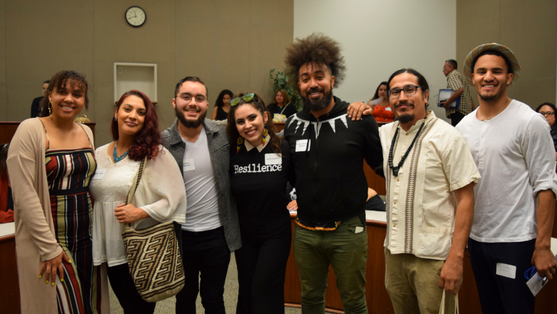 Workshop presenter and attendee group photo at 2018 Ethnic Studies Summit