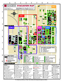 Main Campus Evacuation Map