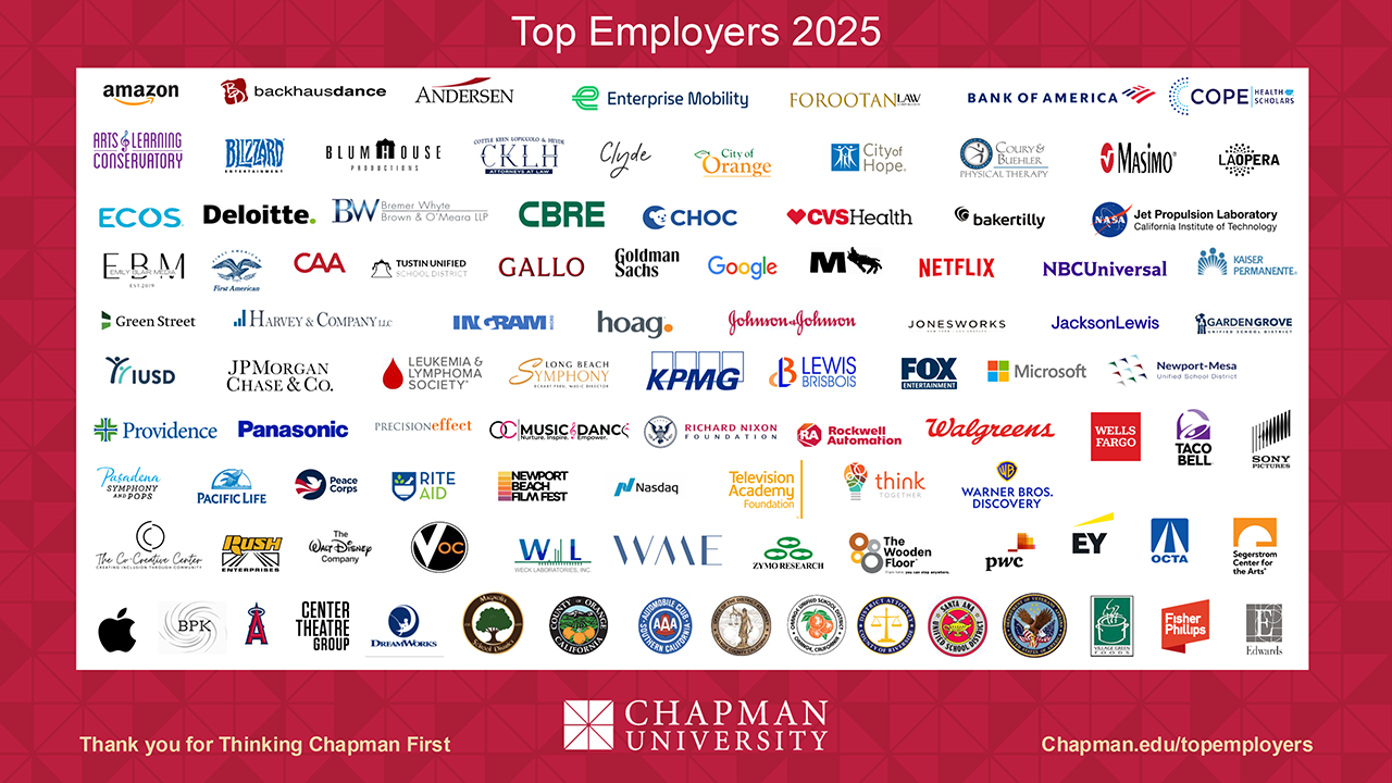 Logos for Chapman's Top Employers
