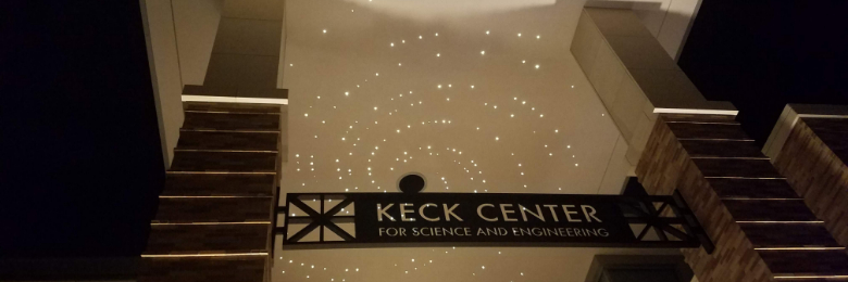 Keck center sign