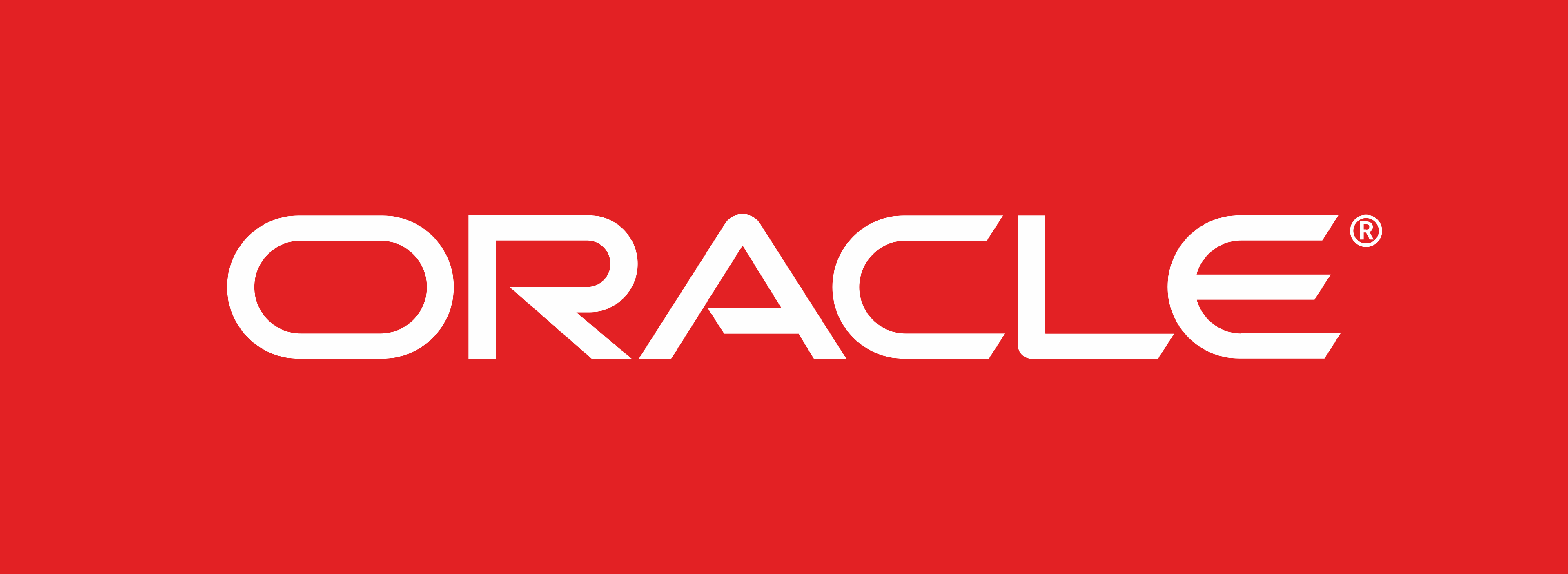 Red square with white Oracle logo