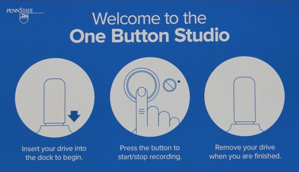 One Button Studio steps