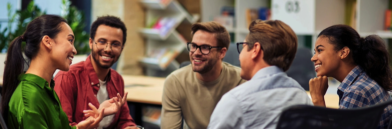 Group of people collaborating