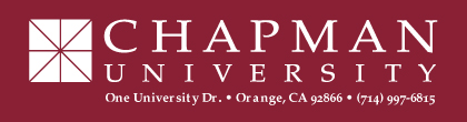 Chapman University homepage