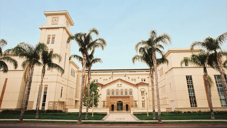 Fowler School of Law Kennedy Hall building at night