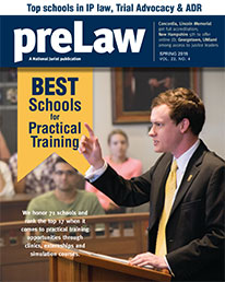 preLaw magazine cover