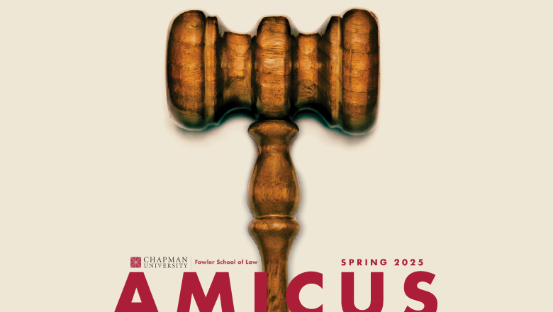 Cover of Fowler School of Law Annual Magazine Amicus