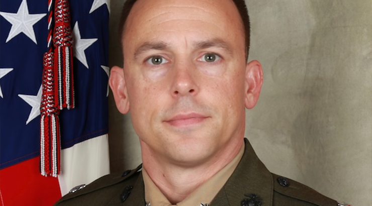 Photo of Chapman alumnus and Military Judge Alex Douvas, USMC (JD '05)
