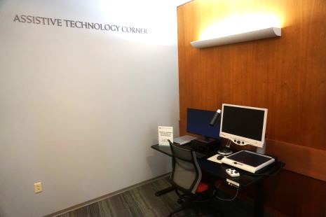 Image of the Assistive Technology Corner
