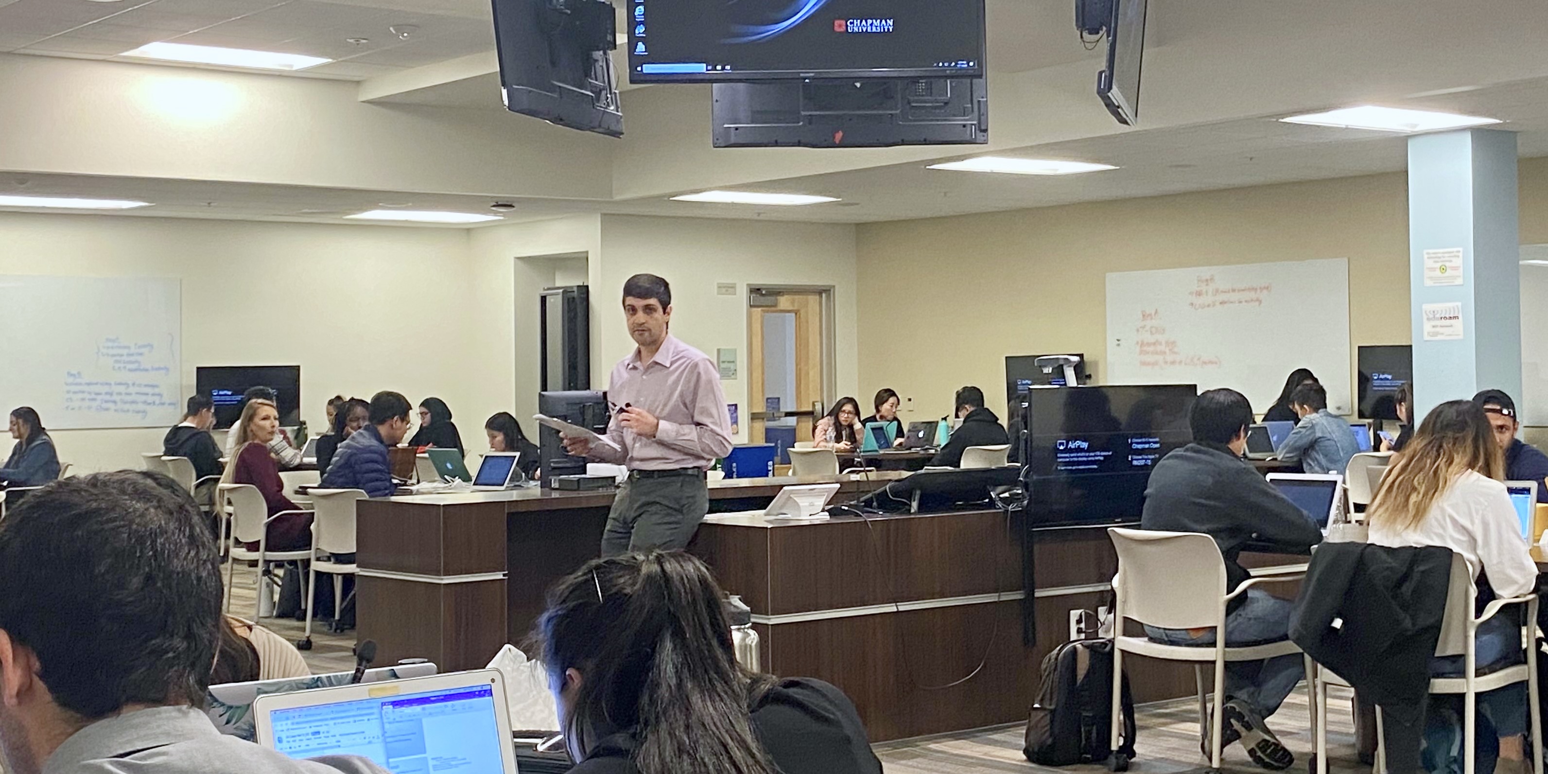 Dr. John Andraos teaching