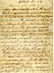 Civil War letter found on the battlefield