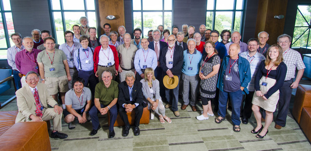 group of people at Yakir Aharonov's 80th birthday conference
