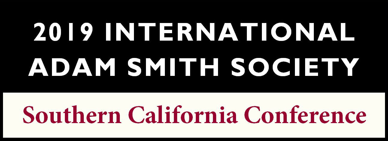 Logo: 2019 International Adam Smith Society, Southern California Conference