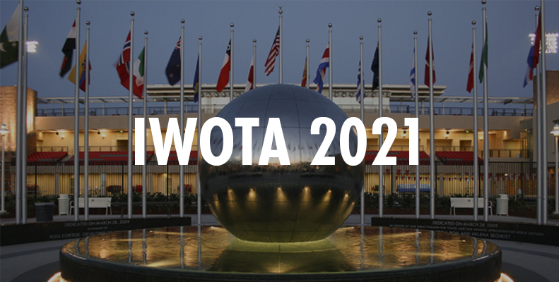 IWOTA 2021 banner with global citizens plaza in background