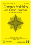 Complex Variables and Elliptic Equations, Special issue in honor of Michael Shapiro
