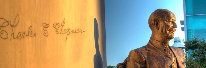 C.C. Chapman statue