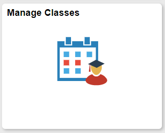 manage classes tile