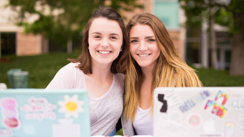 students smiling